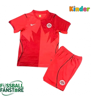 Kanada Replik Heimtrikot Kinder WM 2026 Kurzarm (+ Kurze Hosen)
